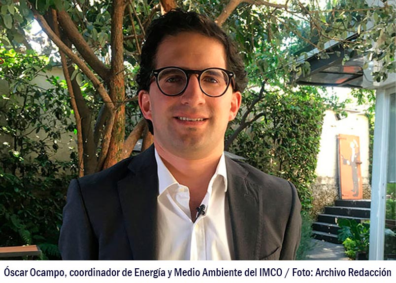 Óscar Ocampo, coordinador de Energía y Medio Ambiente del IMCO